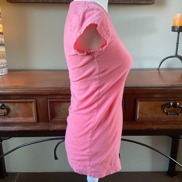 FANG Butterfly Short Sleeve Tee. Orangish-Pink. Size M - Picture 6 of 9